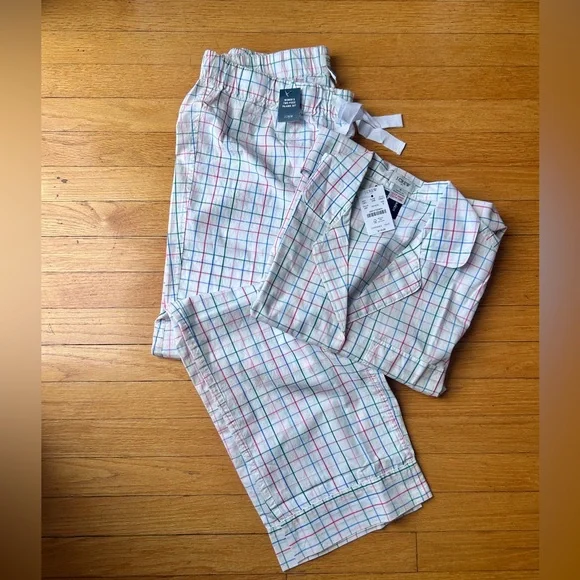 J. Crew Multicolor Plaid Pajama Set New with Tags - Picture 2 of 10